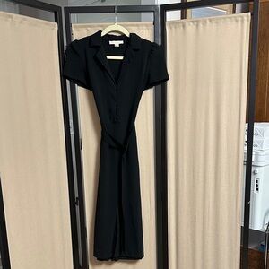 Elegant Black Women's Dress w/ belt